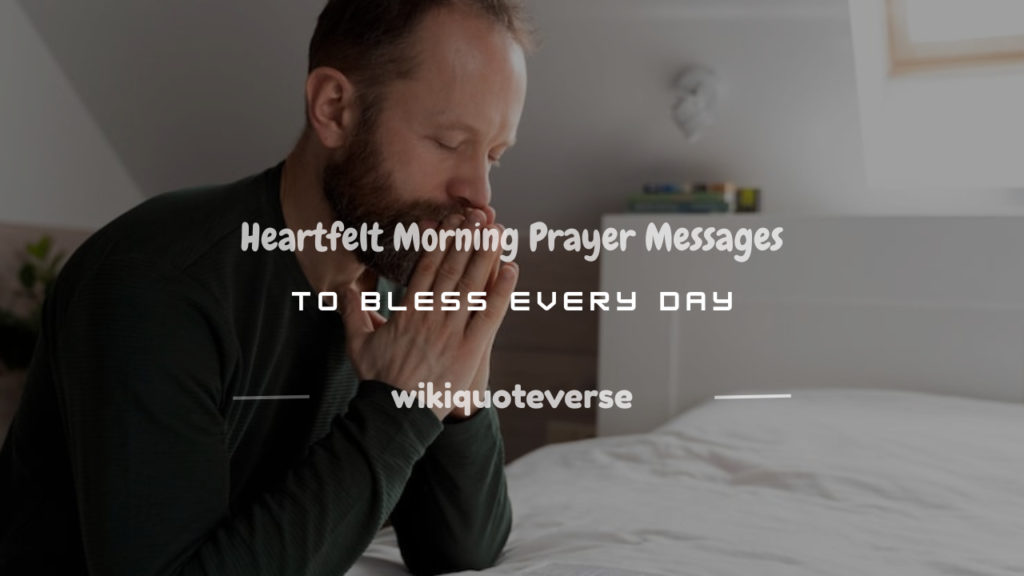 morning prayer message