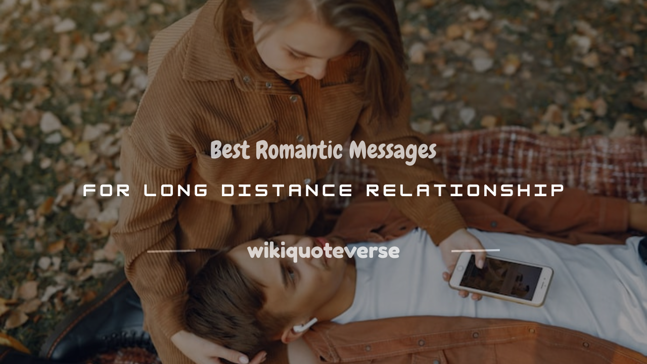 romantic messages for long distance relationship