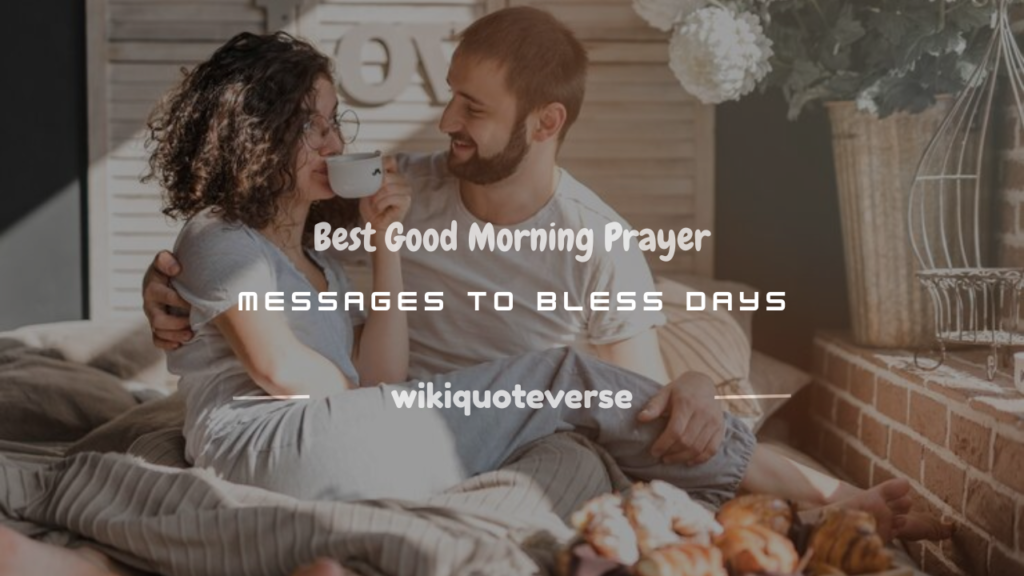 good morning prayer message