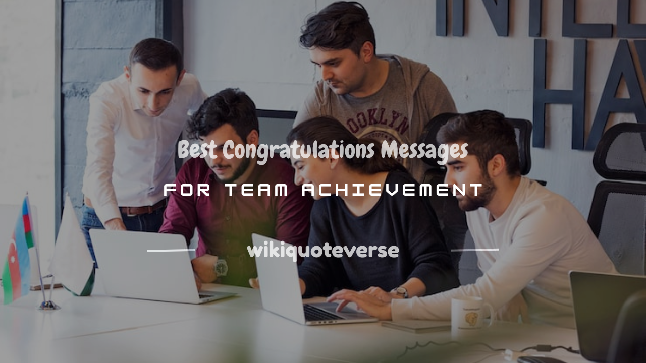congratulations messages for team achievement